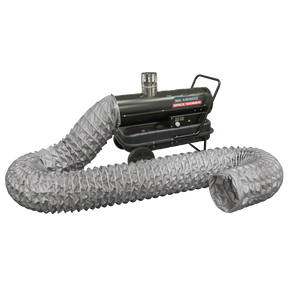 Sealey ABI600COMBO Space Warmer® Indirect Kerosene/Diesel Heater 68,000Btu/hr with 5M Ducting