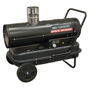 Sealey ABI600 Space Warmer® Indirect Kerosene/Diesel Heater with Wheels 68,000Btu/hr