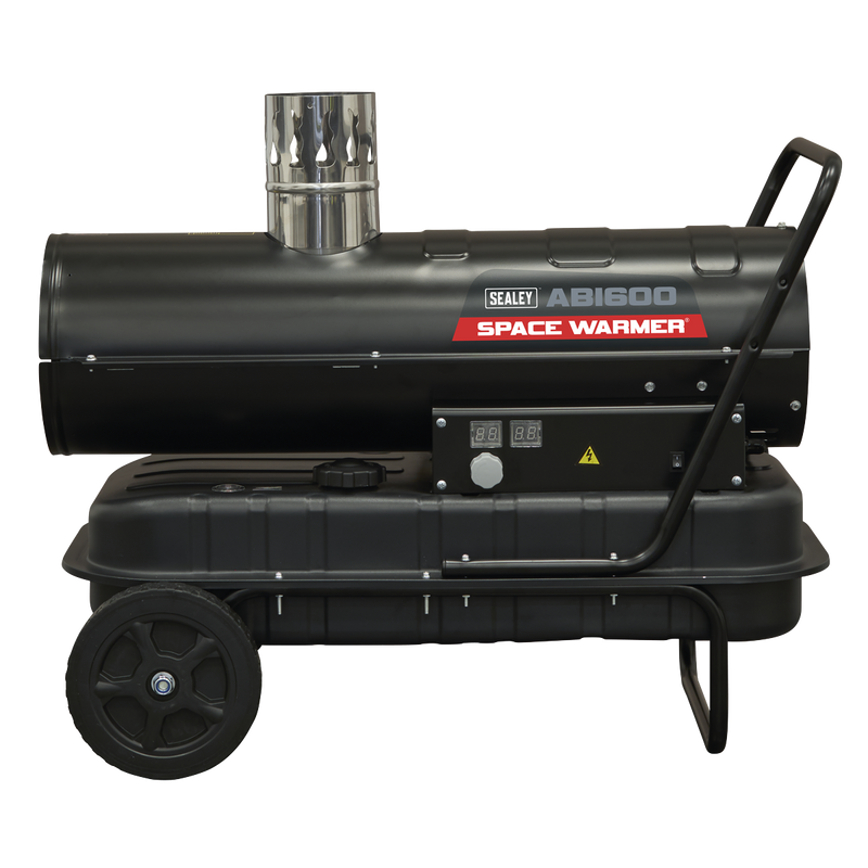 Sealey ABI600 Space Warmer® Indirect Kerosene/Diesel Heater with Wheels 68,000Btu/hr - additional view 3