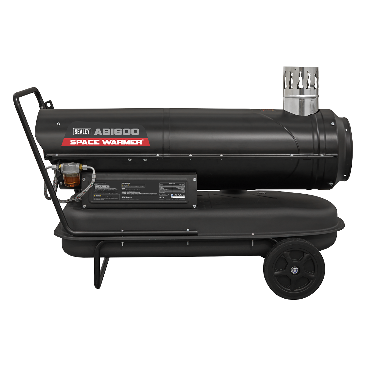 Sealey ABI600COMBO Space Warmer® Indirect Kerosene/Diesel Heater 68,000Btu/hr with 5M Ducting - additional view 8