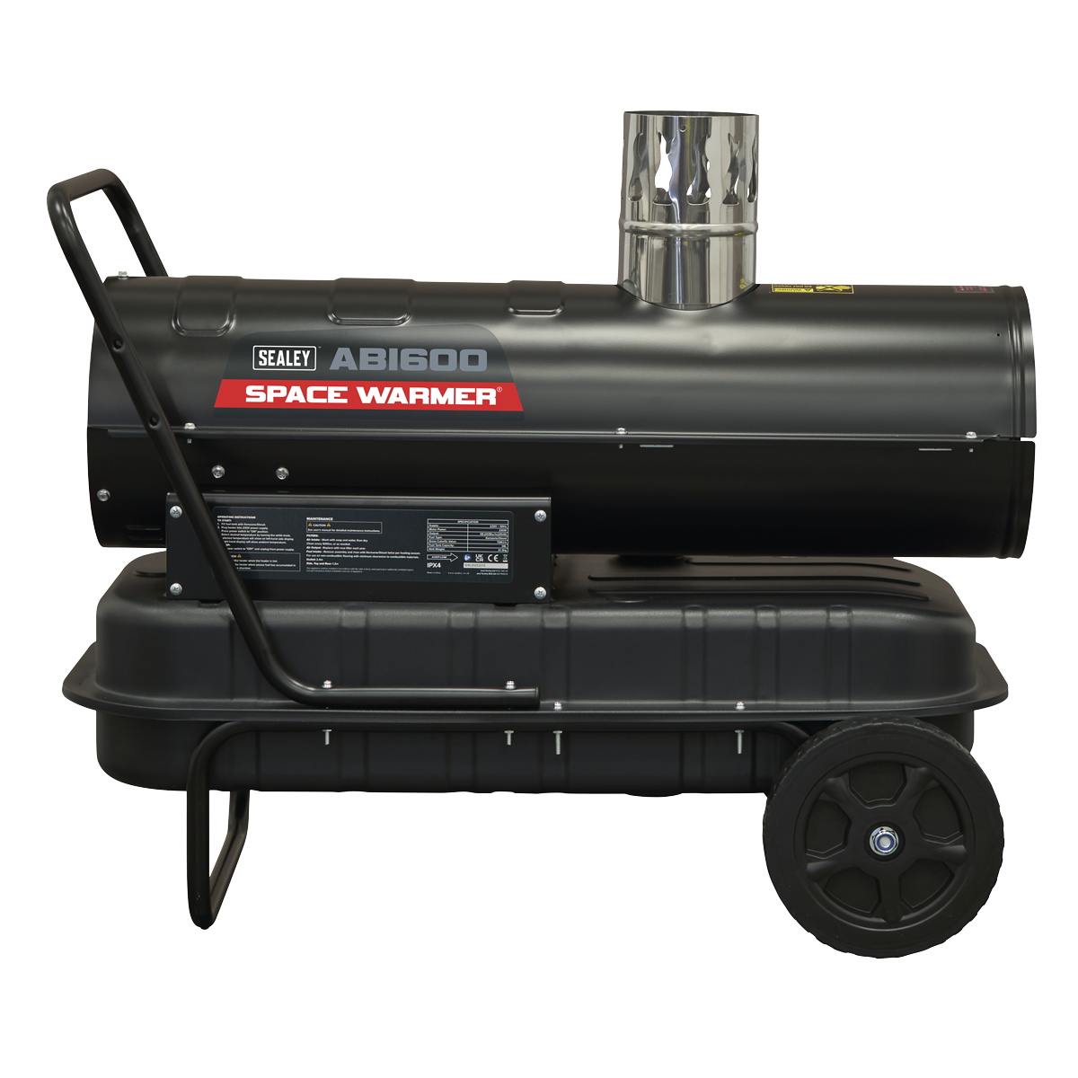 Sealey ABI600 Space Warmer® Indirect Kerosene/Diesel Heater with Wheels 68,000Btu/hr - additional view 4
