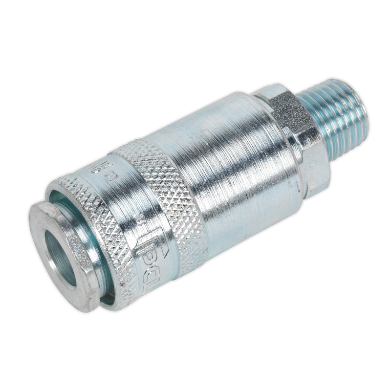 Sealey AC01BP PCL Coupling Body Male 1/4"BSPT - Pack of 50 - additional view 3