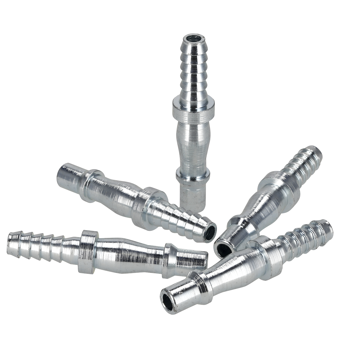 Sealey AC06 PCL Adaptor Tailpiece 1/4" Bore Hose - Pack of 5 - additional view 5