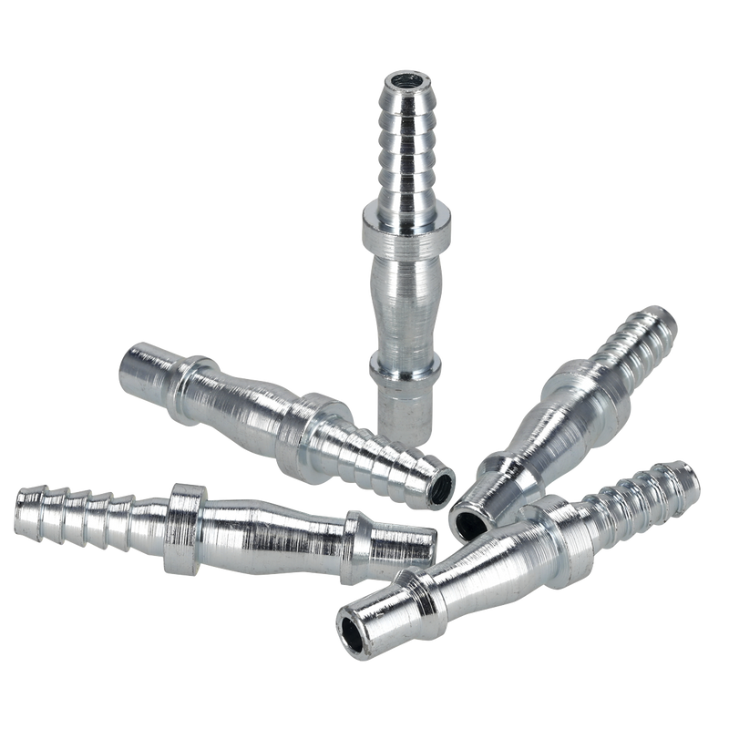 Sealey AC06 PCL Adaptor Tailpiece 1/4" Bore Hose - Pack of 5 - additional view 5