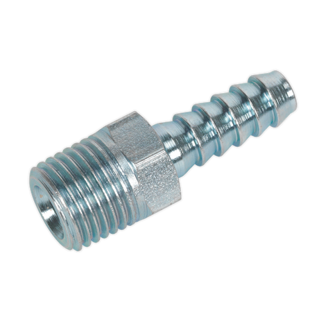 Sealey AC08 PCL Screwed Tailpiece Male 1/4"BSPT - 1/4" Hose - Pack of 5