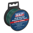 Sealey AC0806G 8A Thick Wall Automotive Cable 6m - Green
