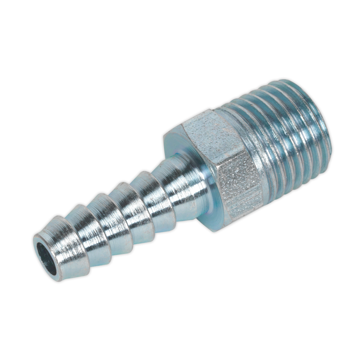 Sealey AC08 PCL Screwed Tailpiece Male 1/4"BSPT - 1/4" Hose - Pack of 5 - additional view 5