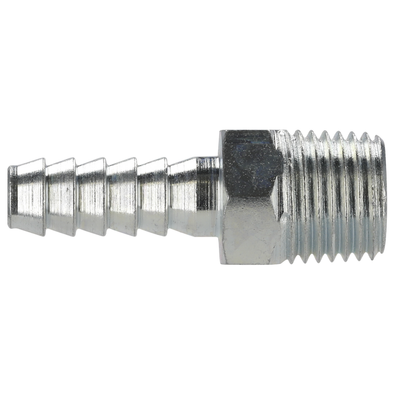 Sealey AC08 PCL Screwed Tailpiece Male 1/4"BSPT - 1/4" Hose - Pack of 5 - additional view 3