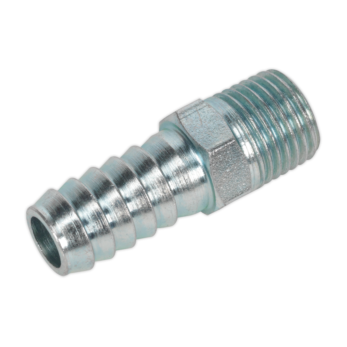 Sealey AC09 PCL Screwed Tailpiece Male 1/4"BSPT - 3/8" Hose - Pack of 5 - additional view 2