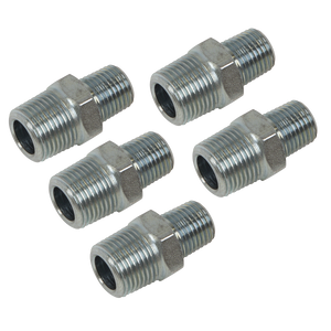 Sealey AC100 PCL Reducing Union 3/8"BSPT to 1/4"BSPT - Pack of 5