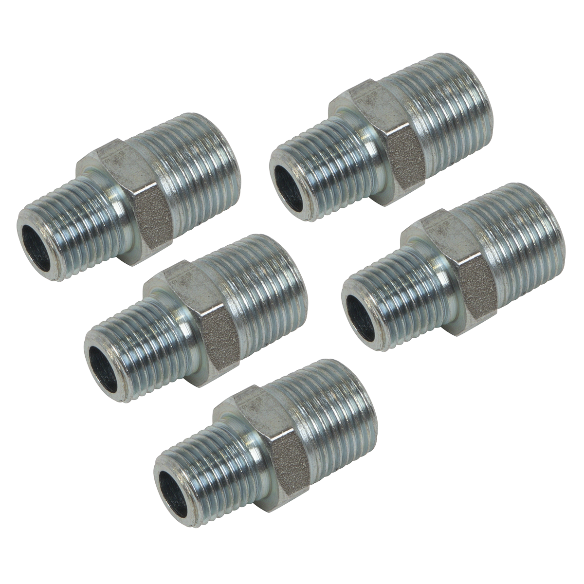 Sealey AC100 PCL Reducing Union 3/8"BSPT to 1/4"BSPT - Pack of 5 - additional view 6