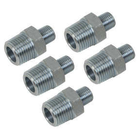 Sealey AC101 PCL Reducing Union 1/2"BSPT to 1/4"BSPT - Pack of 5