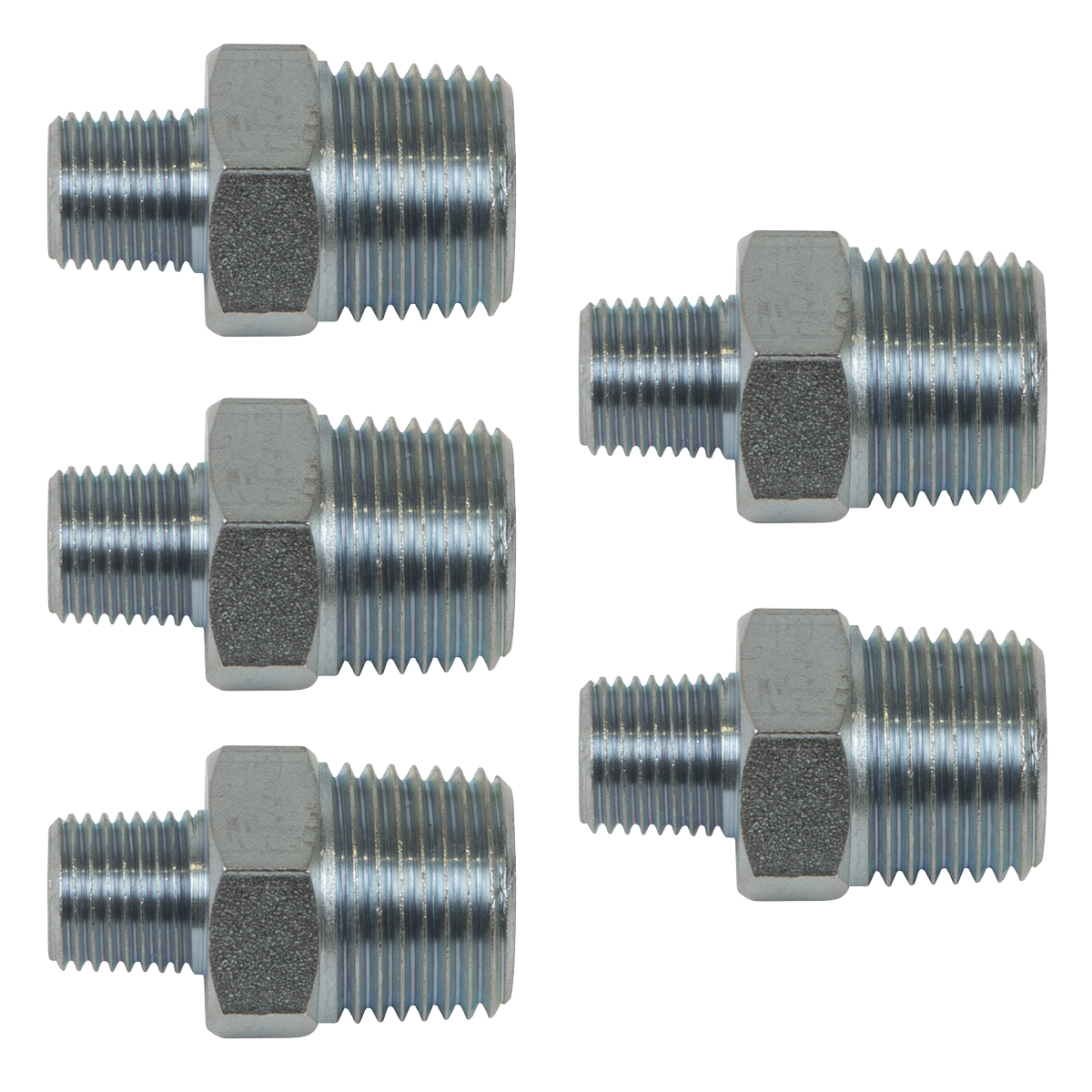 Sealey AC101 PCL Reducing Union 1/2"BSPT to 1/4"BSPT - Pack of 5 - additional view 3