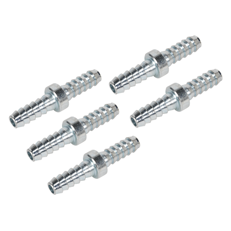 Sealey AC10 PCL Double End Hose Connector 1/4" Hose - Pack of 5
