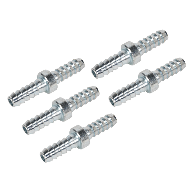 Sealey AC10 PCL Double End Hose Connector 1/4" Hose - Pack of 5