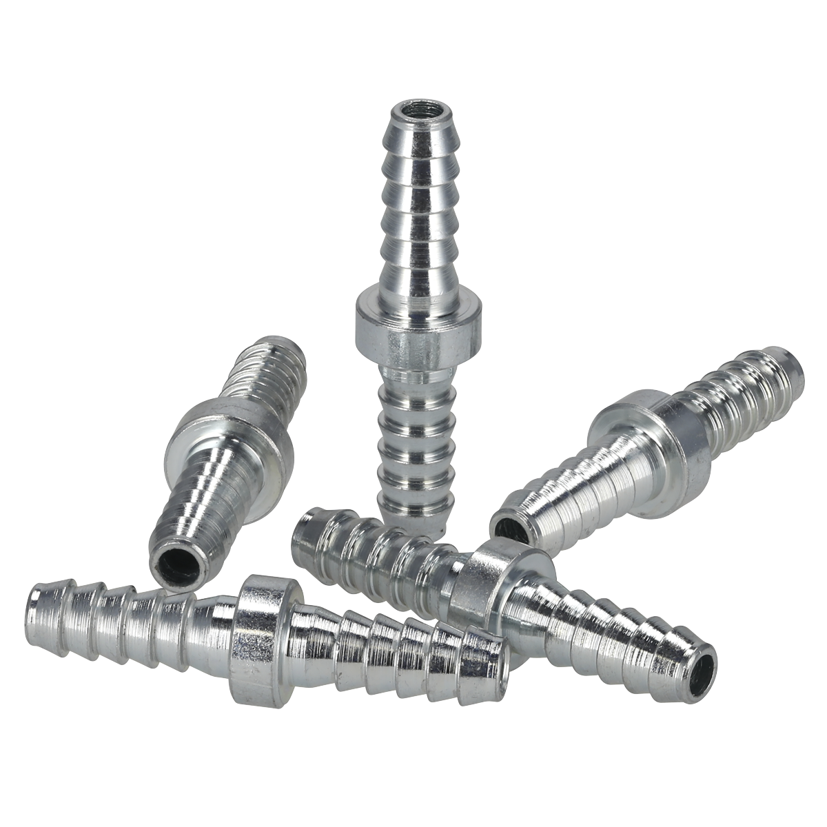Sealey AC10 PCL Double End Hose Connector 1/4" Hose - Pack of 5 - additional view 6