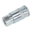Sealey AC15BP PCL Coupling Body Female 1/4"BSPT - Pack of 50