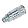 Sealey AC16BP PCL Coupling Body Male 1/4"BSPT - Pack of 50