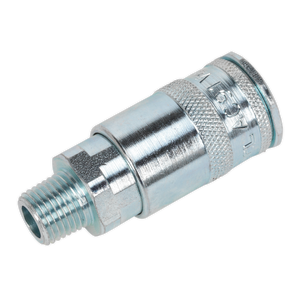 Sealey AC16BP PCL Coupling Body Male 1/4"BSPT - Pack of 50