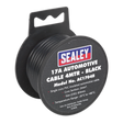 Sealey AC1704B 17A Thick Wall Automotive Cable 4m - Black