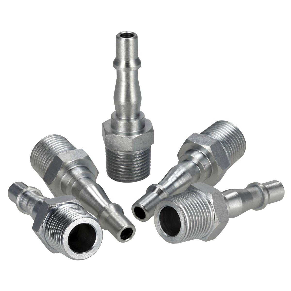 Sealey AC19 PCL Screwed Adaptor Male 3/8"BSPT - Pack of 5 - additional view 4
