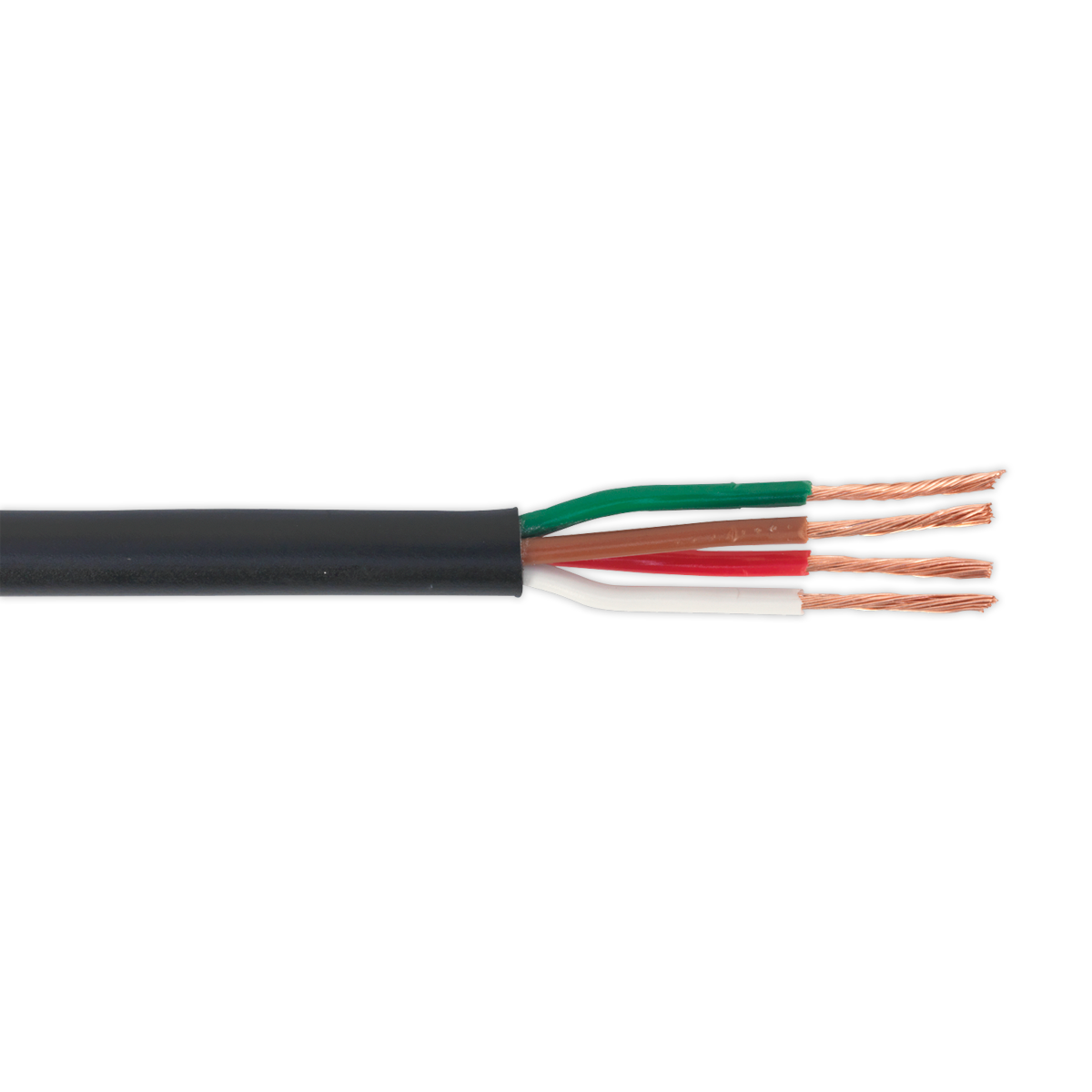 Sealey AC24204CTH 30m Thin Wall Automotive Cable 4 x 0.75mm² 24/0.20mm - Black