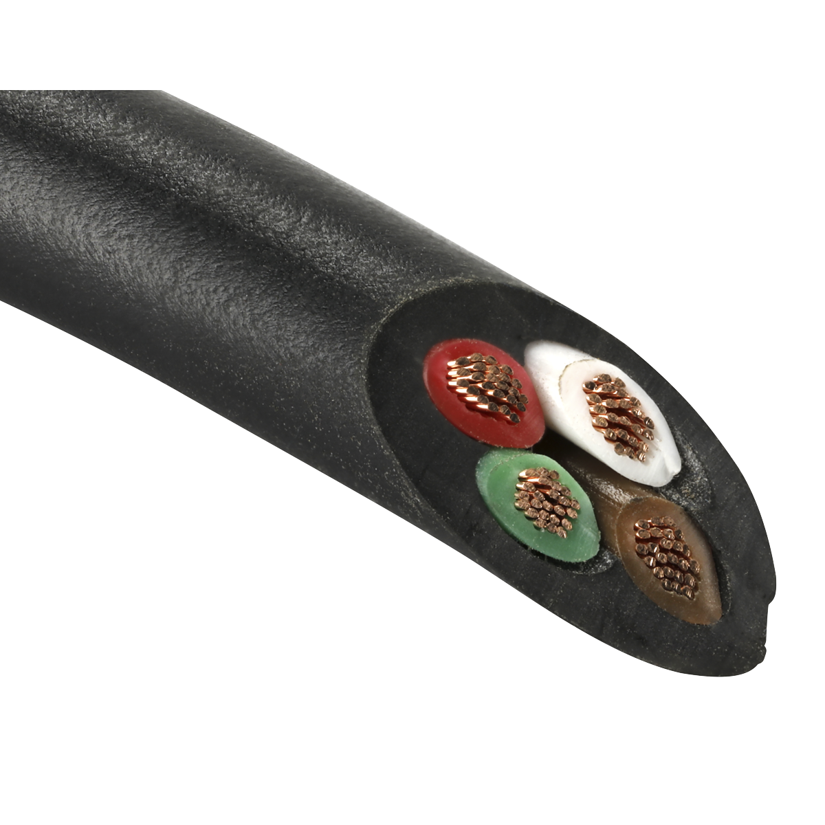 Sealey AC24204CTH 30m Thin Wall Automotive Cable 4 x 0.75mm² 24/0.20mm - Black - additional view 3