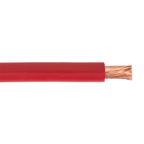 Sealey AC25SQRE 10m Automotive Starter Cable 196/0.40mm 25mm² 170A - Red