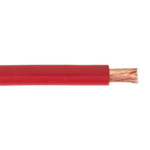 Sealey AC25SQRE 10m Automotive Starter Cable 196/0.40mm 25mm² 170A - Red