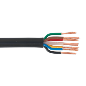 Sealey AC28307CTH 30m Thin Wall Automotive Cable 6 x 1mm² 32/0.20mm, 1 x 2mm² 28/0.30mm - Black