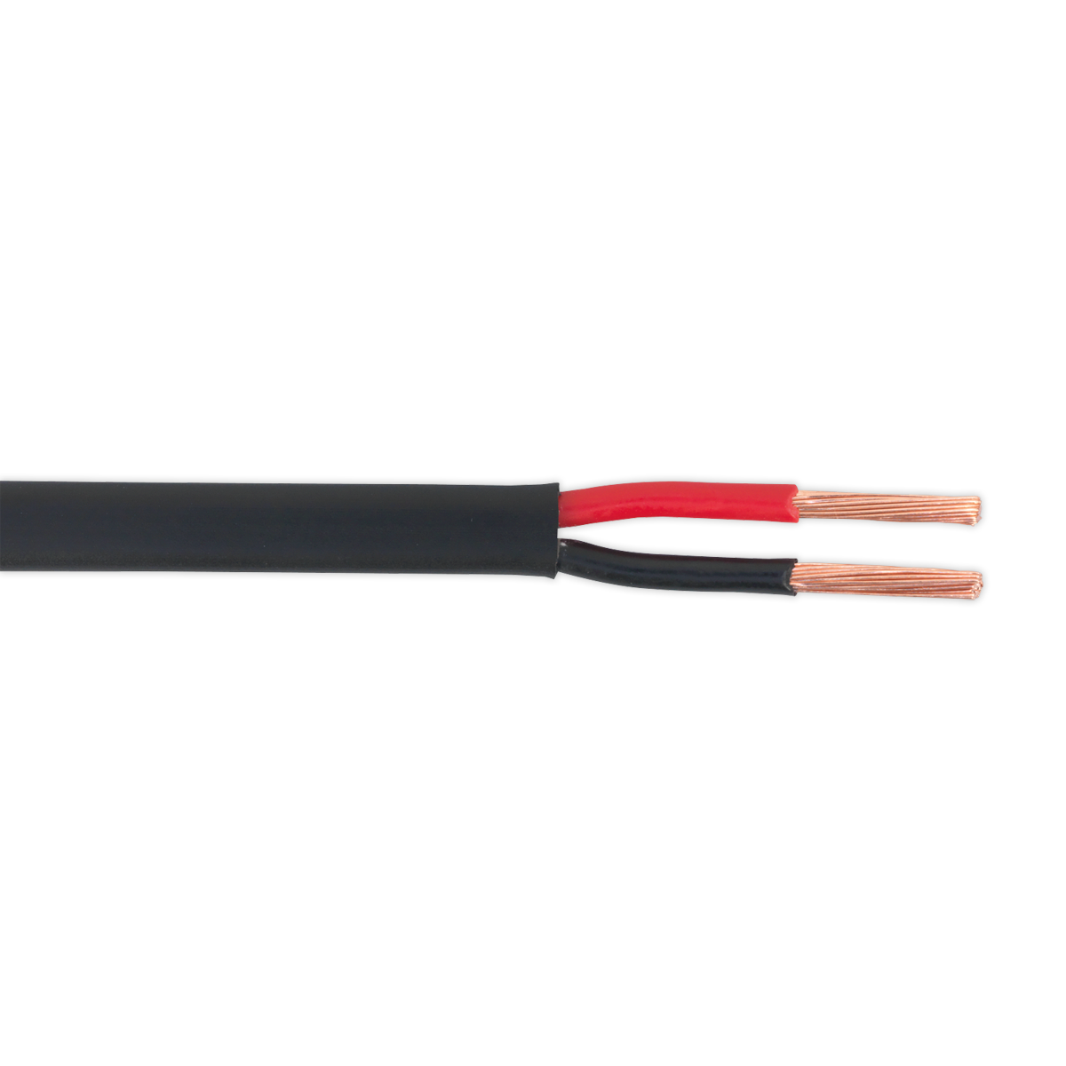 Sealey AC2830TWTN Thin Wall Flat Automotive Cable Twin 2 x 2mm² 28/0.30mm 30m - Black