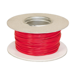 Sealey AC3220RE Thin Wall Automotive Cable Single 1mm² 32/0.20mm 50m - Red - additional view 2