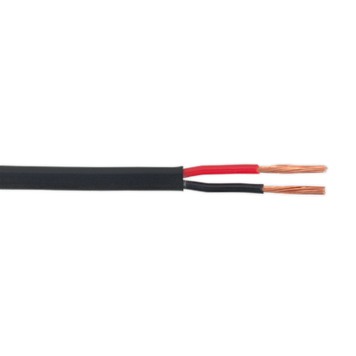 Sealey AC3220TWTN Thin Wall Flat Automotive Cable Twin 2 x 1mm² 32/0.20mm 30m - Black