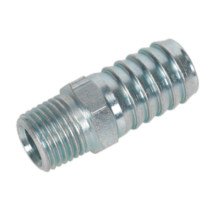 Sealey AC40 PCL Screwed Tailpiece Male 1/4"BSPT - 1/2" Hose - Pack of 5
