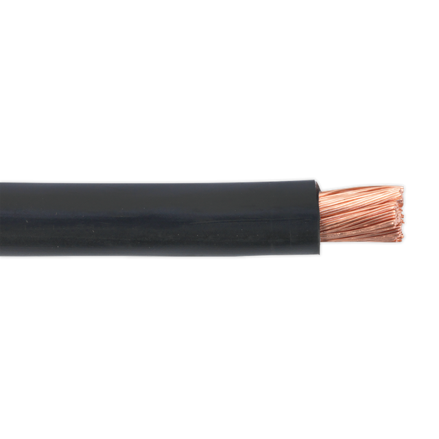 Sealey AC40SQBK 10 Automotive Starter Cable 315/0.40mm 40mm² 300A - Black