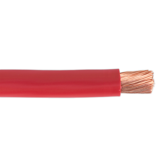 Sealey AC40SQRE 10 Automotive Starter Cable 315/0.40mm 40mm² 300A - Red