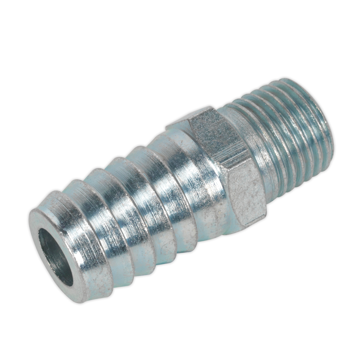Sealey AC40 PCL Screwed Tailpiece Male 1/4"BSPT - 1/2" Hose - Pack of 5 - additional view 6