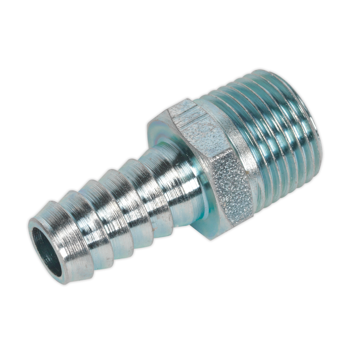 Sealey AC41 PCL Screwed Tailpiece Male 3/8"BSPT - 3/8" Hose - Pack of 5 - additional view 5