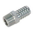 Sealey AC42 PCL Screwed Tailpiece Male 3/8"BSPT - 1/2" Hose - Pack of 5