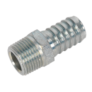 Sealey AC42 PCL Screwed Tailpiece Male 3/8"BSPT - 1/2" Hose - Pack of 5