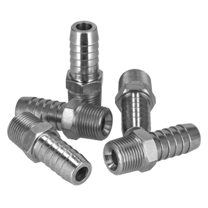 Sealey AC42 PCL Screwed Tailpiece Male 3/8"BSPT - 1/2" Hose - Pack of 5 - additional view 3