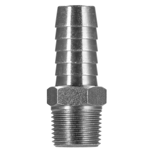 Sealey AC42 PCL Screwed Tailpiece Male 3/8"BSPT - 1/2" Hose - Pack of 5 - additional view 2
