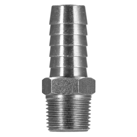 Sealey AC42 PCL Screwed Tailpiece Male 3/8"BSPT - 1/2" Hose - Pack of 5 - additional view 2