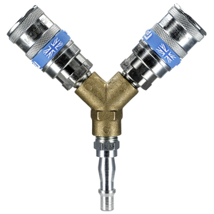 Sealey AC55 PCL Twin Coupling Y-Adaptor - additional view 2