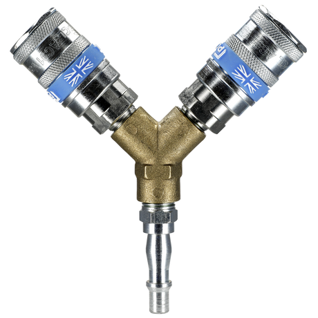 Sealey AC55 PCL Twin Coupling Y-Adaptor - additional view 2