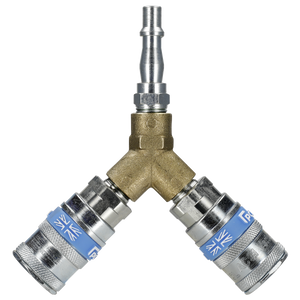 Sealey AC55 PCL Twin Coupling Y-Adaptor - additional view 3