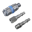 Sealey AC60 PCL Air Tool Coupling Kit 1/4"BSPT 3pc