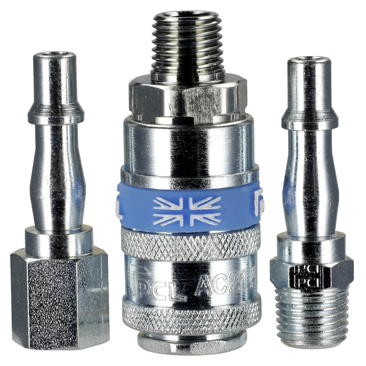 Sealey AC60 PCL Air Tool Coupling Kit 1/4"BSPT 3pc - additional view 4