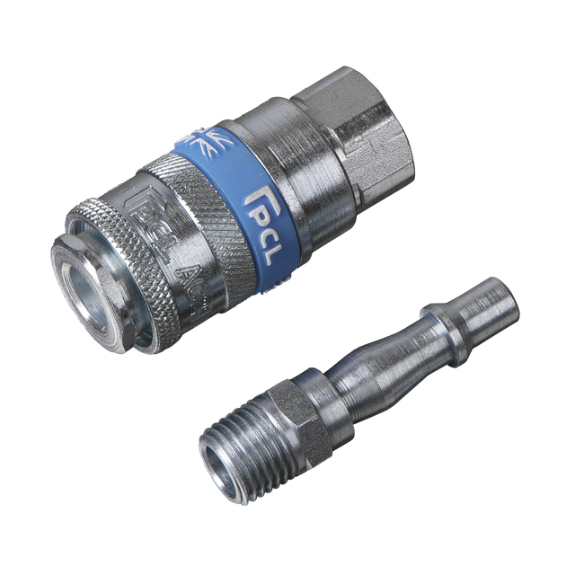Sealey AC61 PCL Air Tool Coupling Kit 1/4"BSPT 2pc
