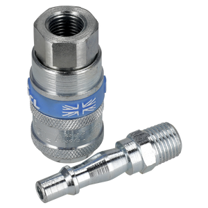 Sealey AC61 PCL Air Tool Coupling Kit 1/4"BSPT 2pc - additional view 4